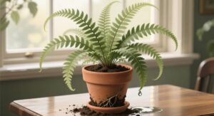 Fern Plant Watering — Consistent Moisture Is the Goal, Not Regular Schedules: